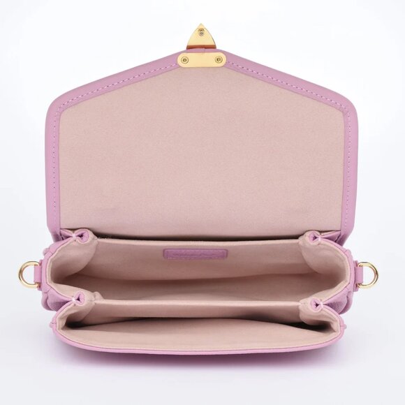 DUYP Melocie Cecile PETIT PARIS 15 - Crossbody bag - DUSTY PINK TOGO / GOLD HARD - Picture 5 of 17